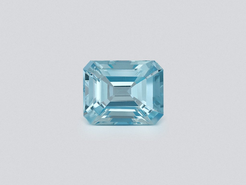 Aquamarine octagon cut 3.73 carats, Madagascar Image №1