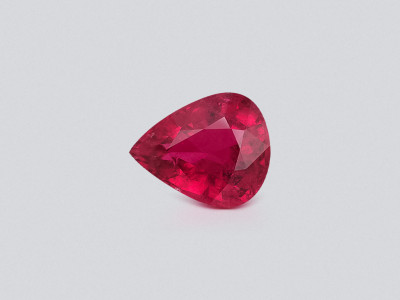 Tourmaline rubellite pear cut 8.21 carats, Tanzania photo