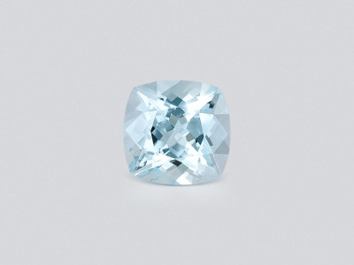 Aquamarine cushion cut 3.18 carats, Madagascar  photo
