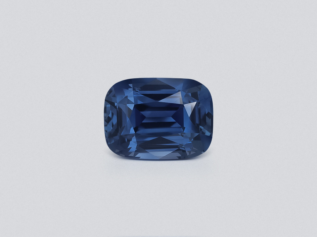 Unheated Teal sapphire cushion cut 7.05 carats, Madagascar Image №1