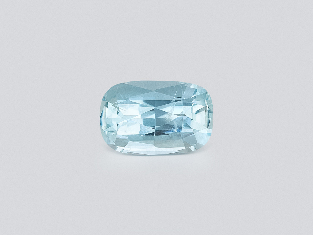 Aquamarine cushion cut 0.93 carats, Madagascar  Image №1