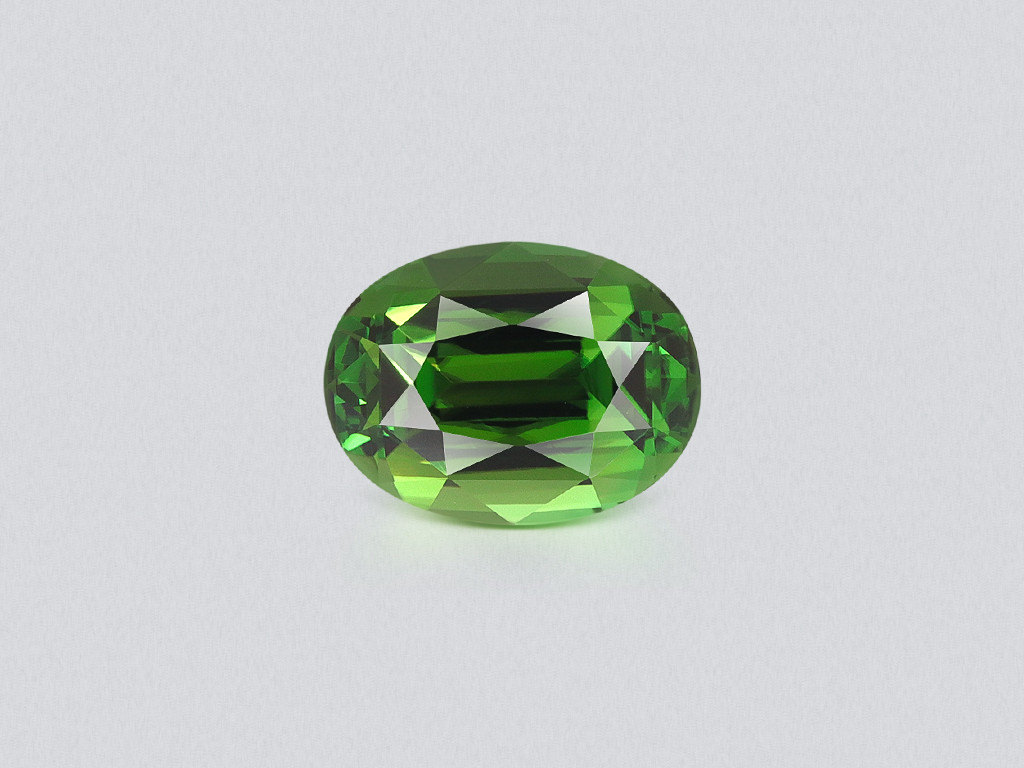 Chrome tourmaline oval cut 4.34 carats, Africa Image №1