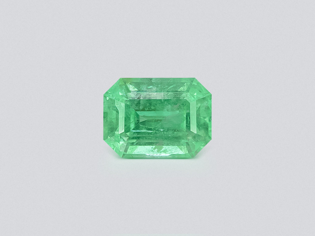 Tourmaline Paraíba Neon green octagon cut 7.58 carats, Mozambique Image №1