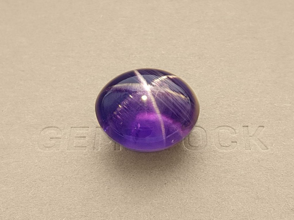 Color change cabochon star sapphire 62.94 ct, Sri Lanka, GRS Platinum Image №3