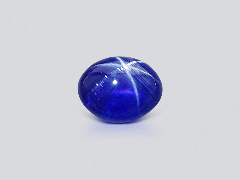 Color change cabochon star sapphire 62.94 ct, Sri Lanka, GRS Platinum Image №1