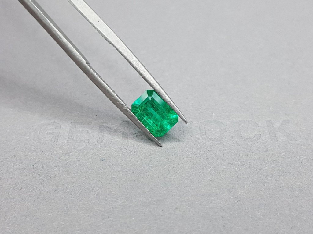 Ring with Muzo Green emerald 1.57 ct in 18K yellow gold Image №7