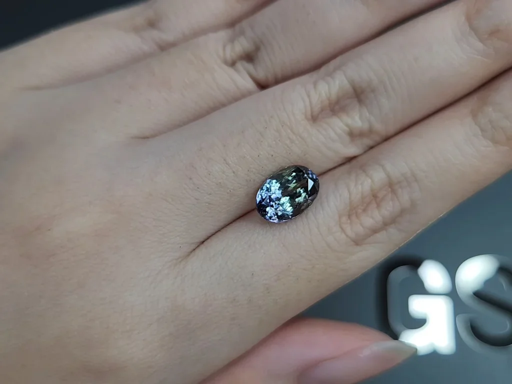 Unheated oval cut tanzanite 3.15 carats, Tanzania Image №2
