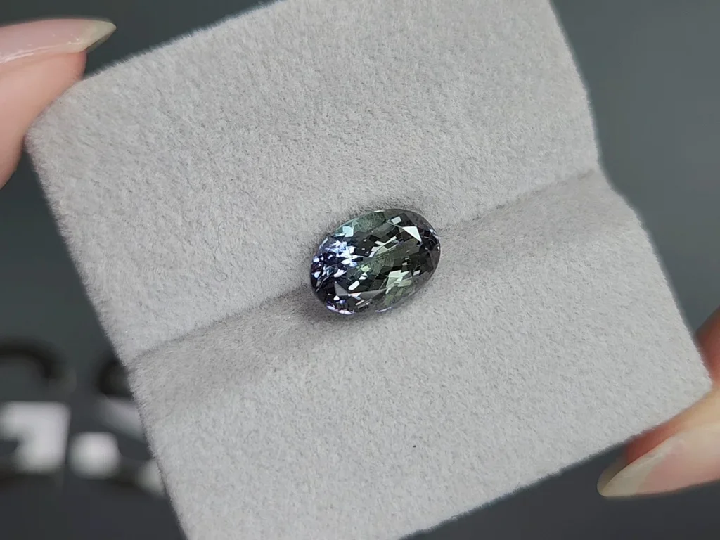 Unheated oval cut tanzanite 3.15 carats, Tanzania Image №4