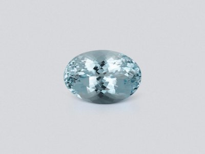 Aquamarine in oval cut 9.81 carats, Madagascar photo