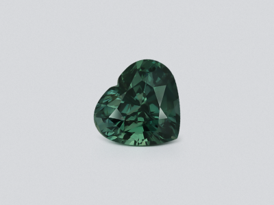 Unheated sapphir Teal heart shape 1.42 carats, Madagascar photo