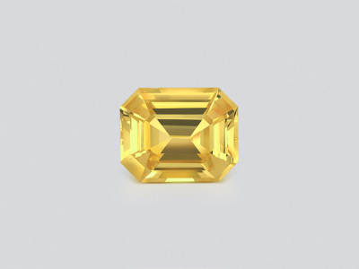 Unheated yellow sapphire octagon cut 5.03 carats, Sri Lanka photo