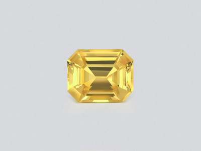 Unheated yellow sapphire octagon cut 5.03 carats, Sri Lanka photo