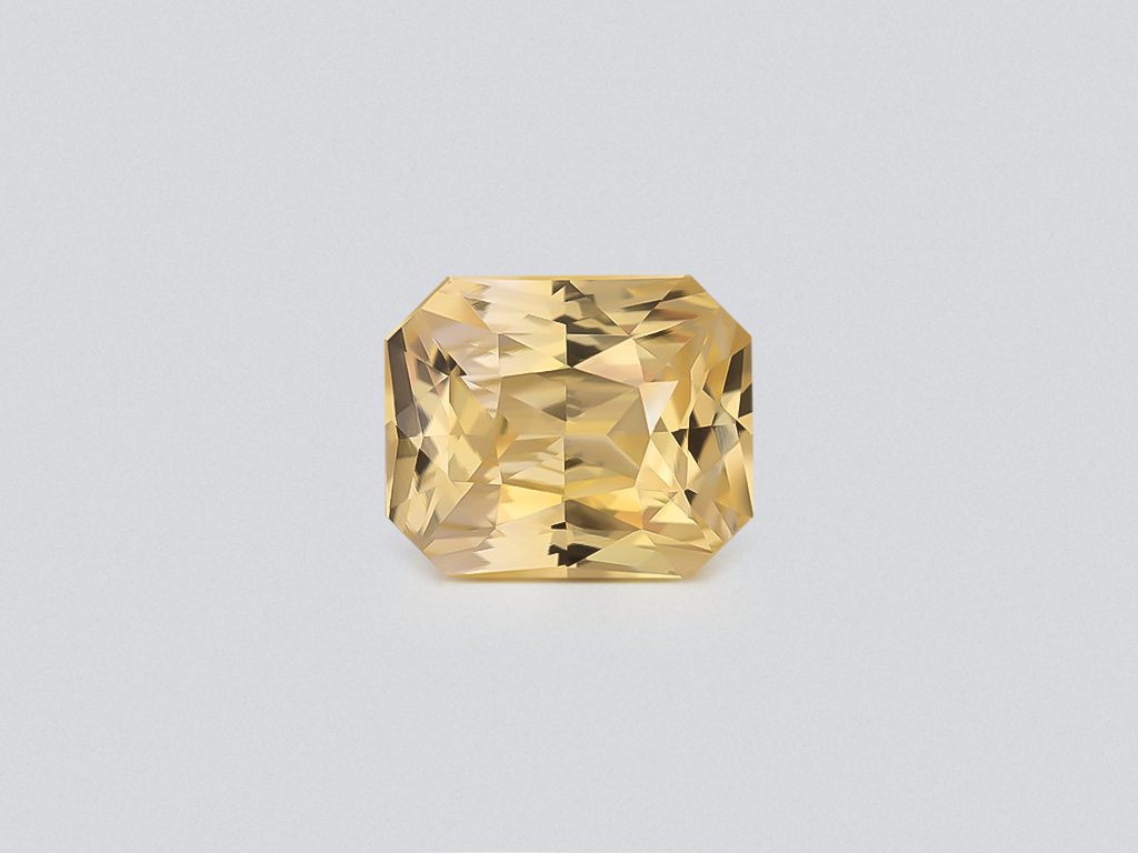 Unheated sapphire Pastel Yellow radiant cut 1.20 carats, Sri Lanka Image №1
