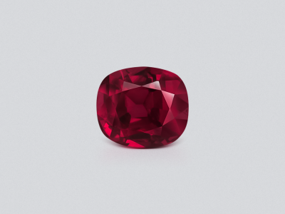 Unheated ruby Pigeon blood cushion cut 1.01 carats,  Burma photo