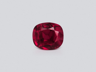 Unheated ruby Pigeon blood cushion cut 1.01 carats,  Burma photo