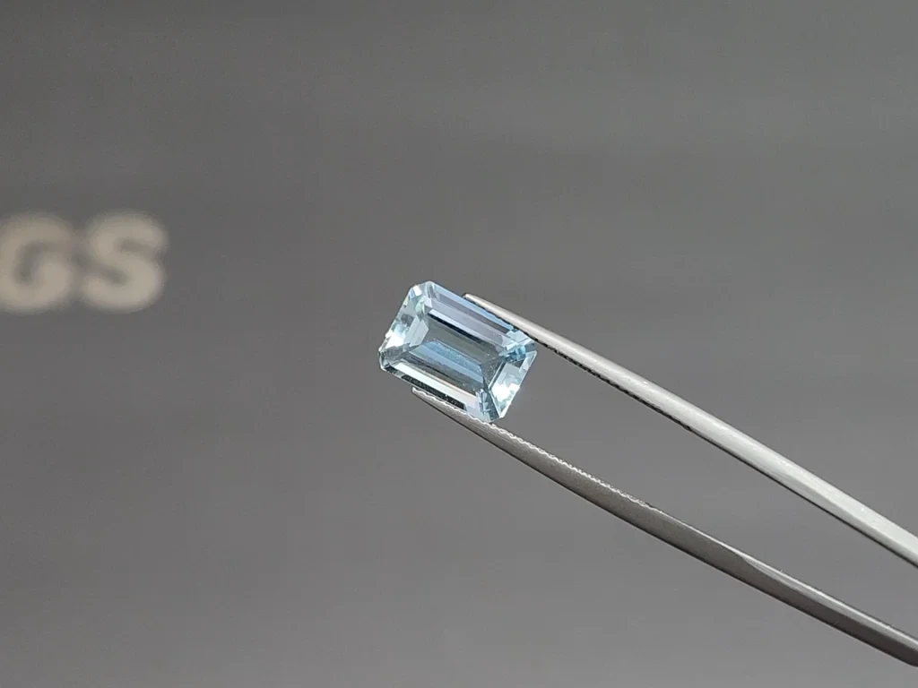 Aquamarine octagon cut 3.22 carats, Madagascar  Image №3