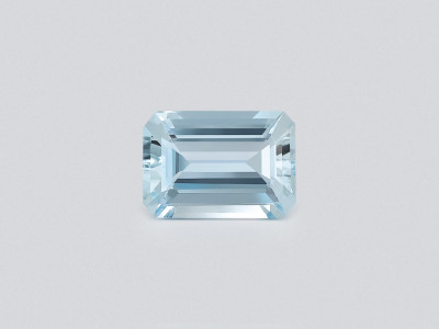 Aquamarine octagon cut 3.22 carats, Madagascar  photo