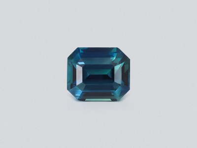Unheated sapphire Teal octagon cut 6.19 carats, Madagascar photo