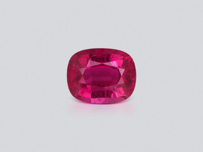 Rubellite tourmaline Hot pink in cushion cut 14.63 carats, Nigeria photo