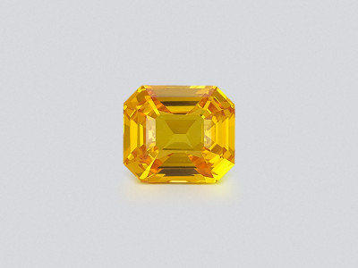 Sapphire Golden Yellow octagon cut 1.51 carats, Sri Lanka photo