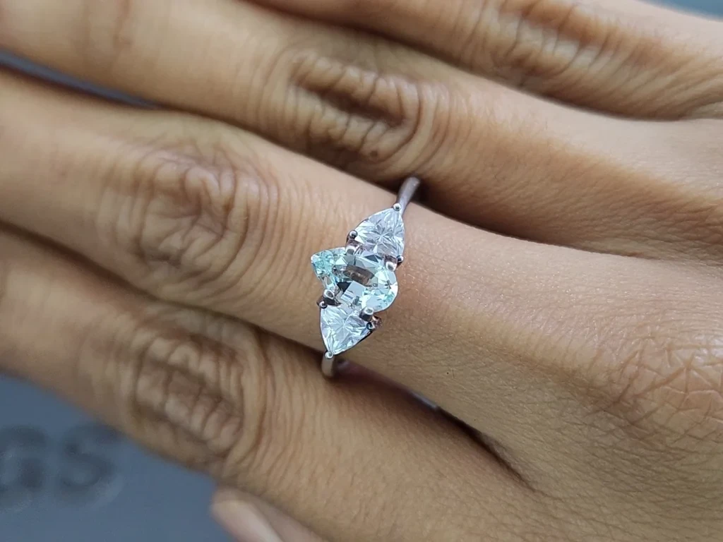 Aquamarine pear cut 1.68 carats, Madagascar Image №5