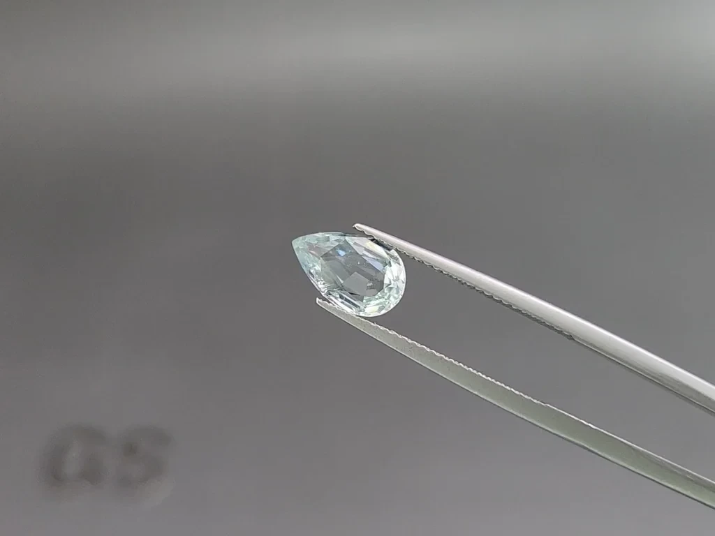 Set of aquamarines in pear cut 2.83 carats, Madagascar Image №3
