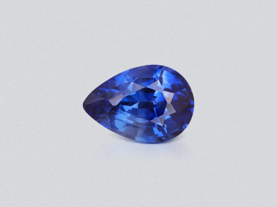 Sapphire Royal Blue pear cut 0.92 carats, Sri Lanka  photo