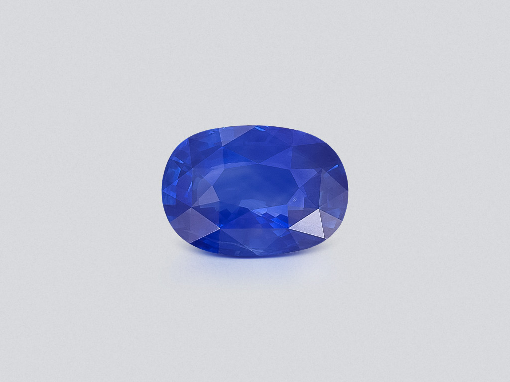 Sapphire Cornflower Blue oval cut 10.08 carats , Sri Lanka Image №1