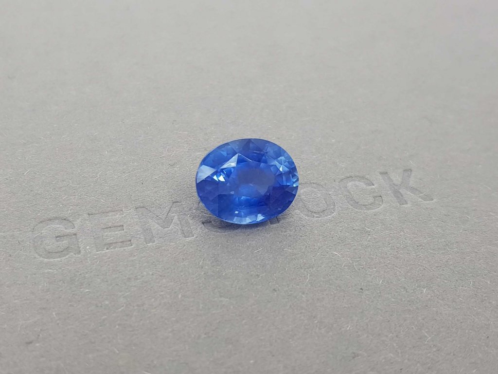 Unheated Cornflower color sapphire 8.04 ct, Sri Lanka, ICA Image №3