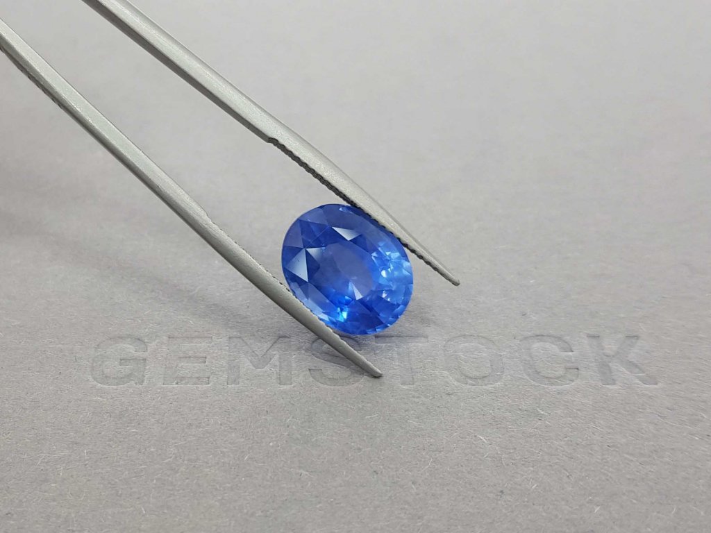 Unheated Cornflower color sapphire 8.04 ct, Sri Lanka, ICA Image №4