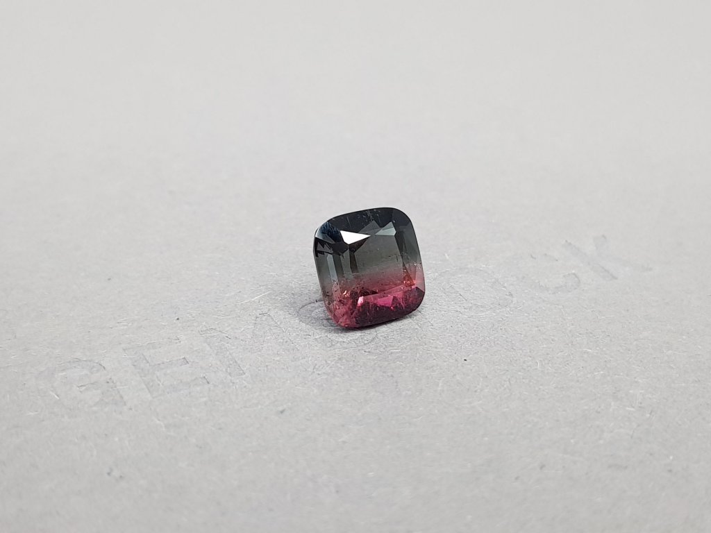 Polychrome gray-red tourmaline 3.07 ct Image №2