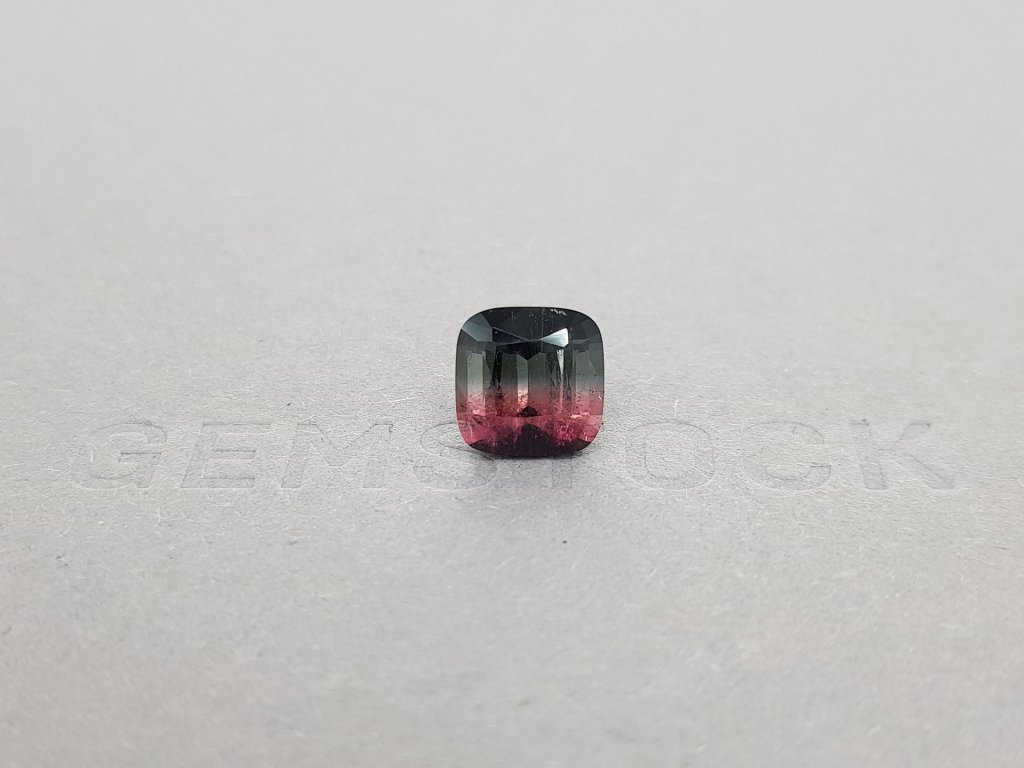 Polychrome gray-red tourmaline 3.07 ct Image №1