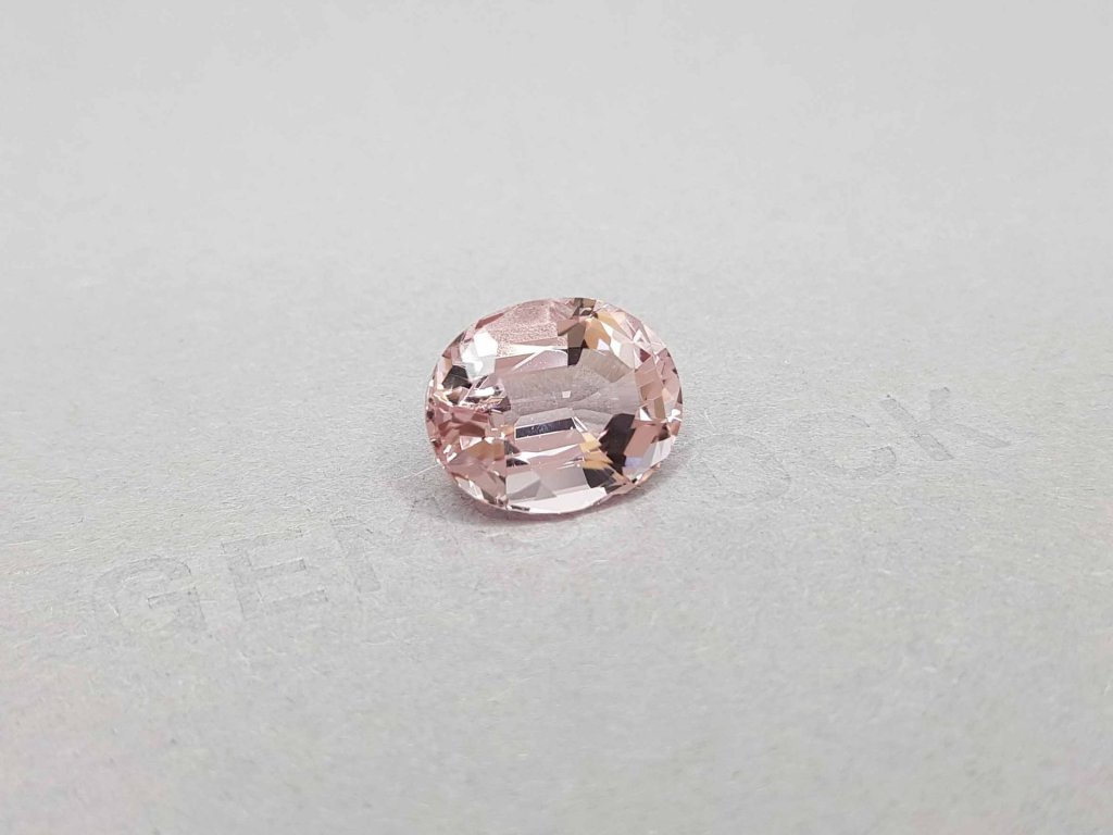 Oval cut morganite, Africa 7.34 ct Image №2