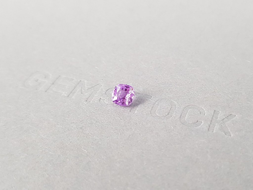 Pink cushion cut unheated sapphire 0.70 ct, Madagascar Image №3