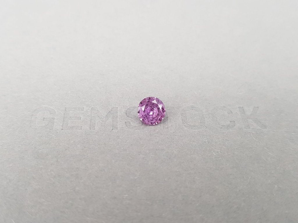 Vivid purple unheated round cut sapphire 1.04 ct, Madagascar Image №2
