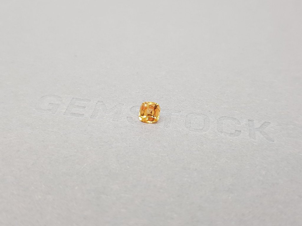 Bright cushion cut spessartine garnet 0.46 ct, Kenya Image №3