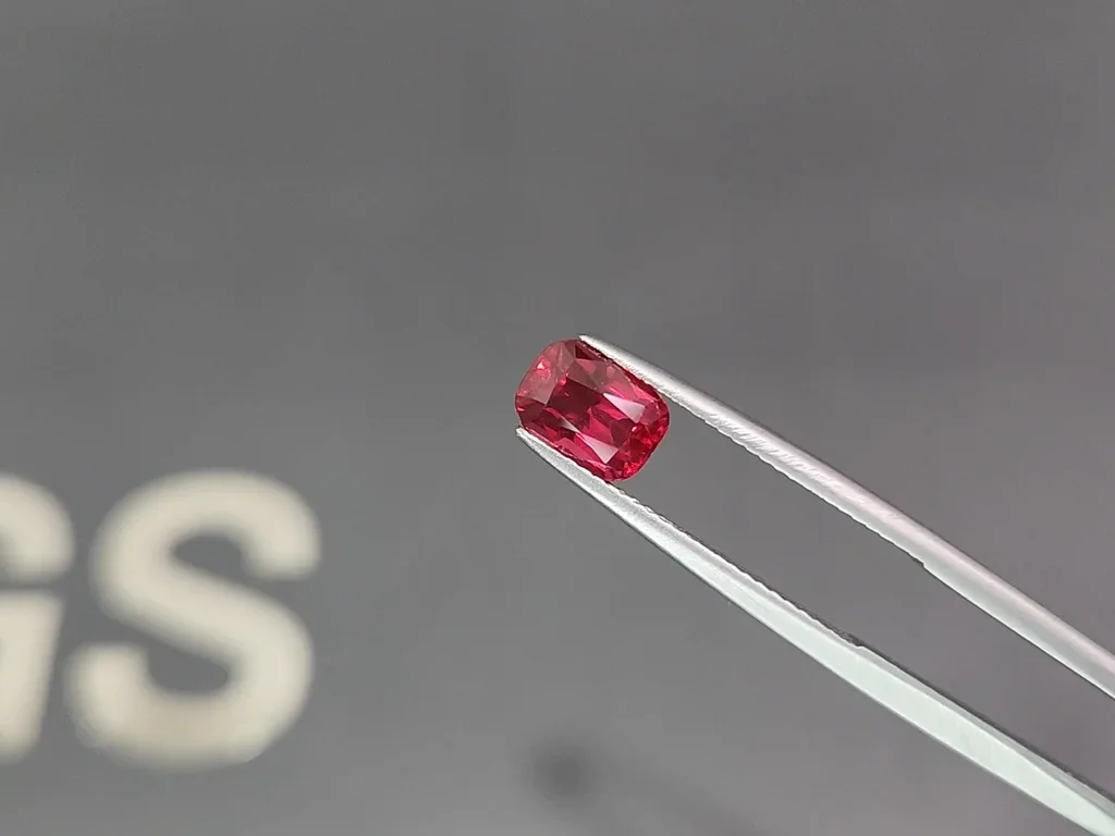 Unheated ruby cushion cut 2.07 carats, Tanzania Image №3