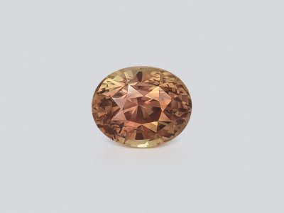 Orange sapphire oval cut 1.72 carats, Sri Lanka photo