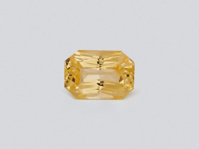 Pastel Yellow radiant cut sapphire 1.60ct, Sri Lanka  photo
