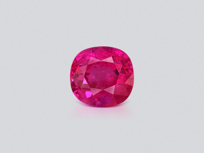 Unheated ruby cushion cut 1.46 carats, Burma  photo