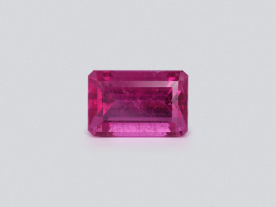Rubellite tourmaline octagon cut  7.41 carats, Africa photo