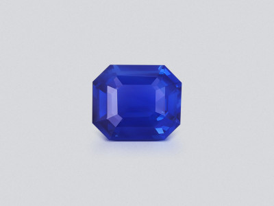 Unheated sapphire Cornflower Blue octagon cut  2.57 carats, Sri Lanka photo