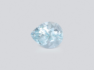 Aquamarine pear cut 0.64 carats, Madagascar photo