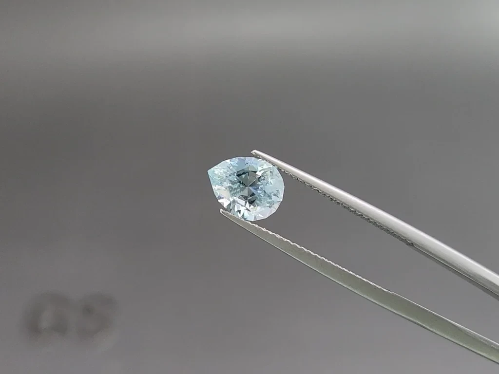 Set of aquamarines in pear cut 2.78 carats, Madagascar Image №3