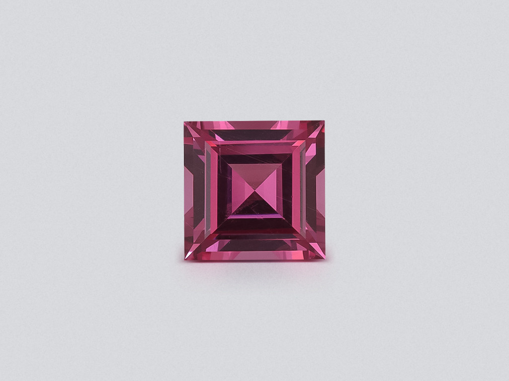 Garnet rhodolite princess cut 1.45 carats, Madagascar Image №1
