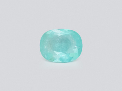 Tourmaline Paraíba neon greenish blue oval cut 18.72 carats, Mozambique photo
