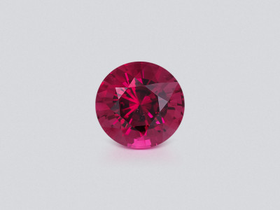 Rubellite tourmaline round cut 10.03 carats, Nigeria photo