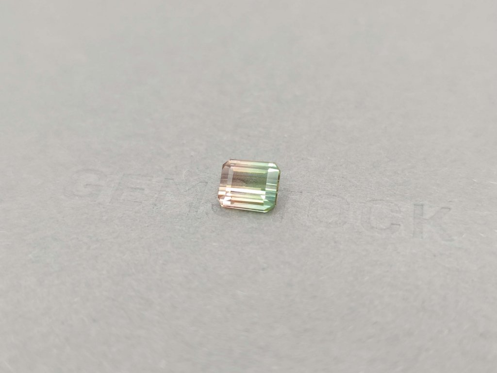 Watermelon tourmaline octagon cut 1.94 ct, Mozambique Image №3