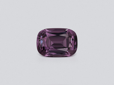 Purple spinel cushion cut 3.42 carats, Tanzania photo