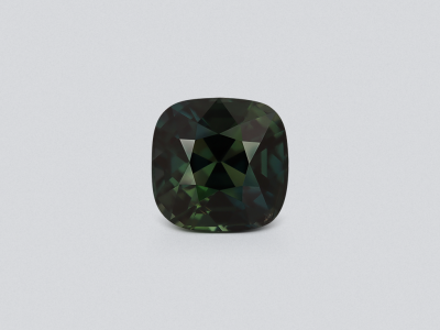 Unheated green sapphire cushion cut  4.12 carats, Sri Lanka photo
